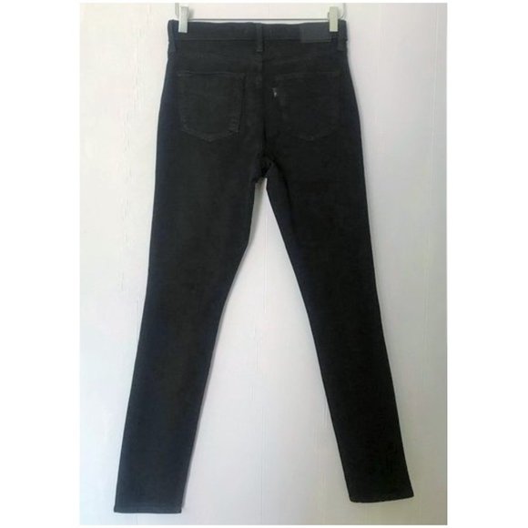 LEVI'S BLACK 311 SHAPING SKINNY DENIM JEANS 28 - Picture 10 of 11